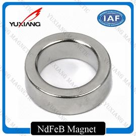 De Magneten van de het Neodymiumring van de asmotor, het Sterke Heldere Zilver van Neodymiummagneten